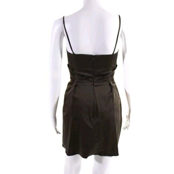 Cynthia Cynthia Steffe Ruffle Rouched Party Cocktail Dress Sz XS? - Picture 3 of 4